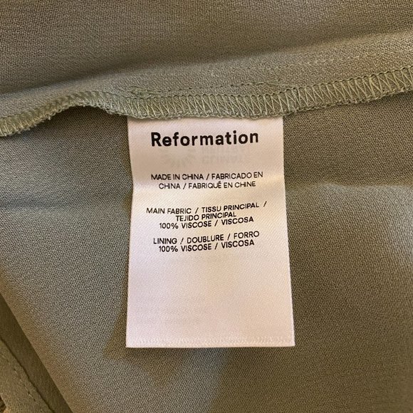 Reformation Twilight Dress in Verde - Picture 14 of 16